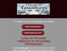 Tablet Screenshot of escoladetatuadores.com